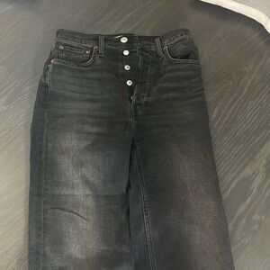 Re/done black jeans